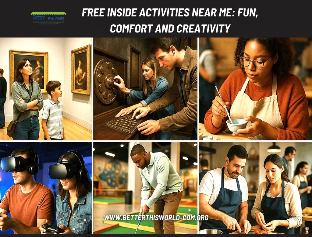 Free Inside Activities Near Me Fun, Comfort and Creativity