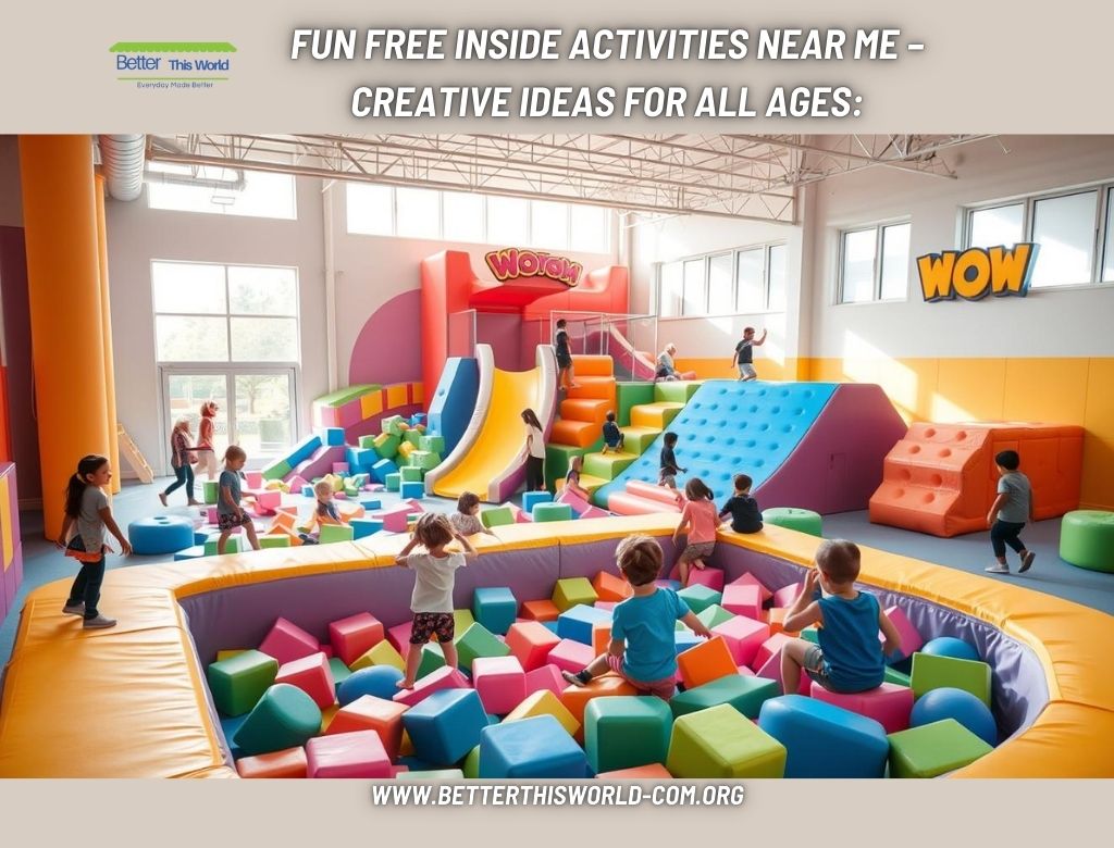 Free Inside Activities Near Me Fun, Comfort and Creativity