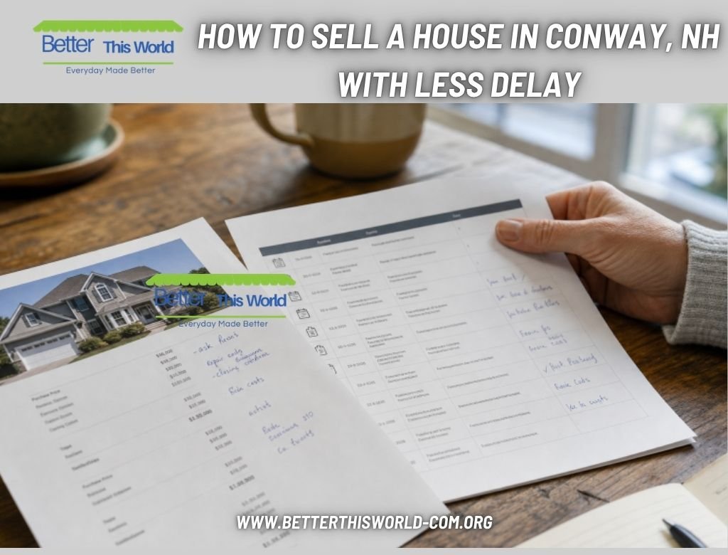 How to Sell a House in Conway, NH With Less Delay