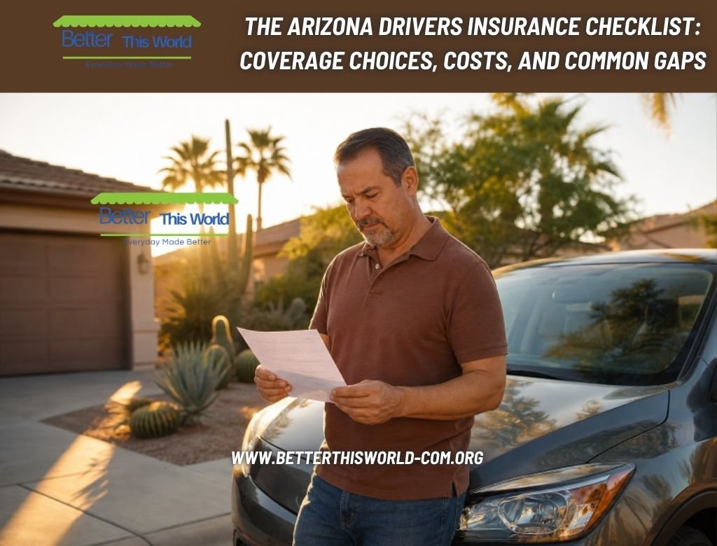 The Arizona Drivers Insurance Checklist Coverage Choices, Costs, and Common Gaps