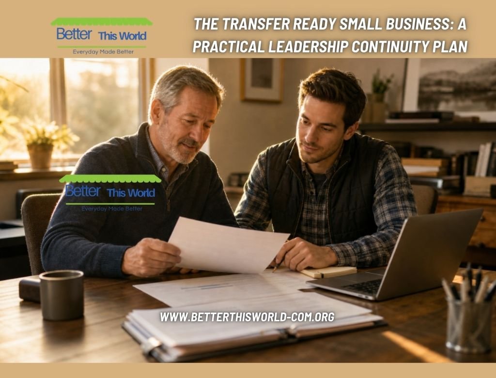 The Transfer Ready Small Business A Practical Leadership Continuity Plan