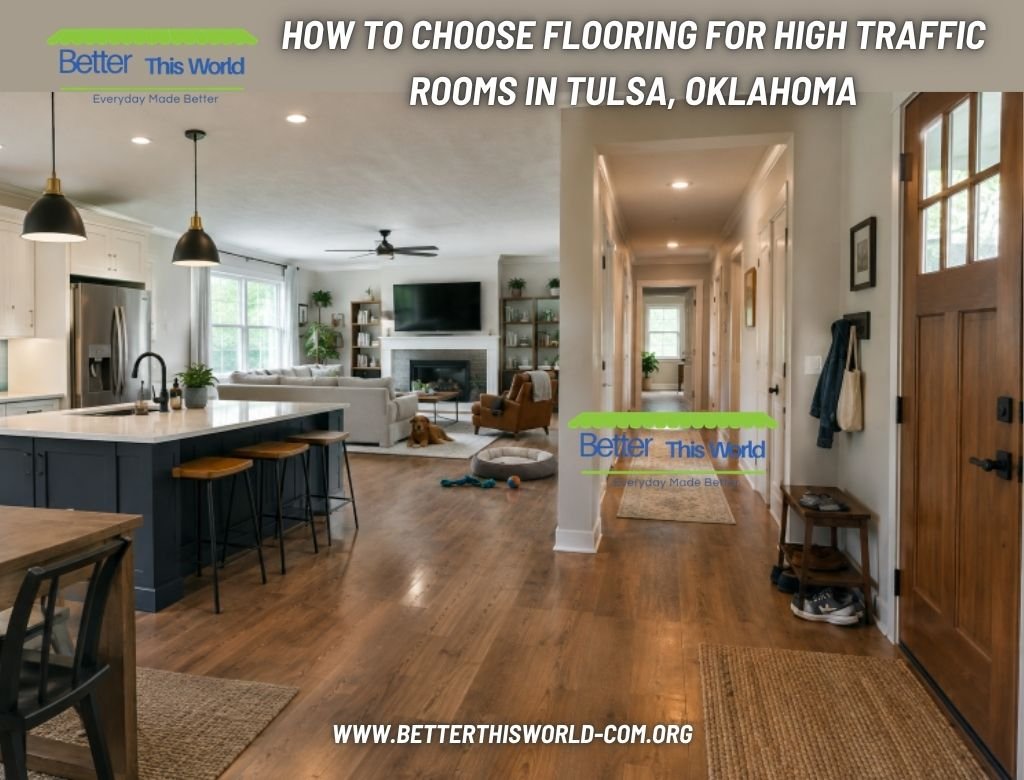How to Choose Flooring for High Traffic Rooms in Tulsa, Oklahoma